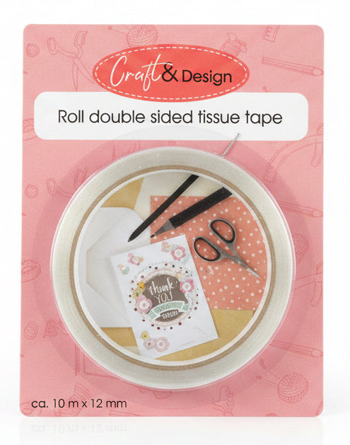 Roll double sided tissue tape