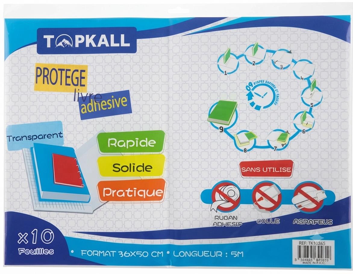 Couvre livre autocollant TOPCALL
