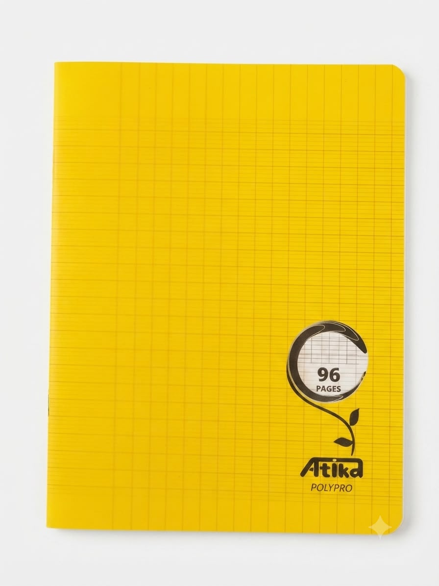 Cahier 96p A4 Polypro Atika 90gr