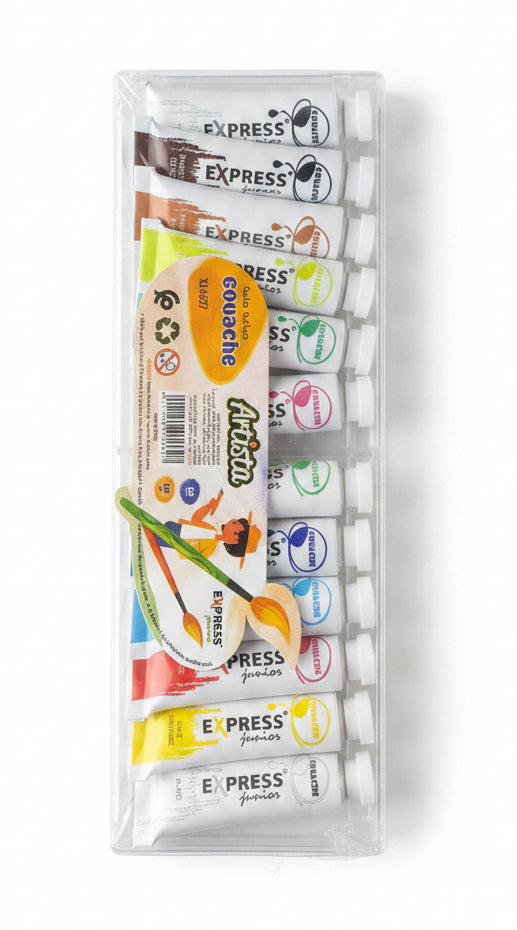 Peinture gouache Express 12 couleur