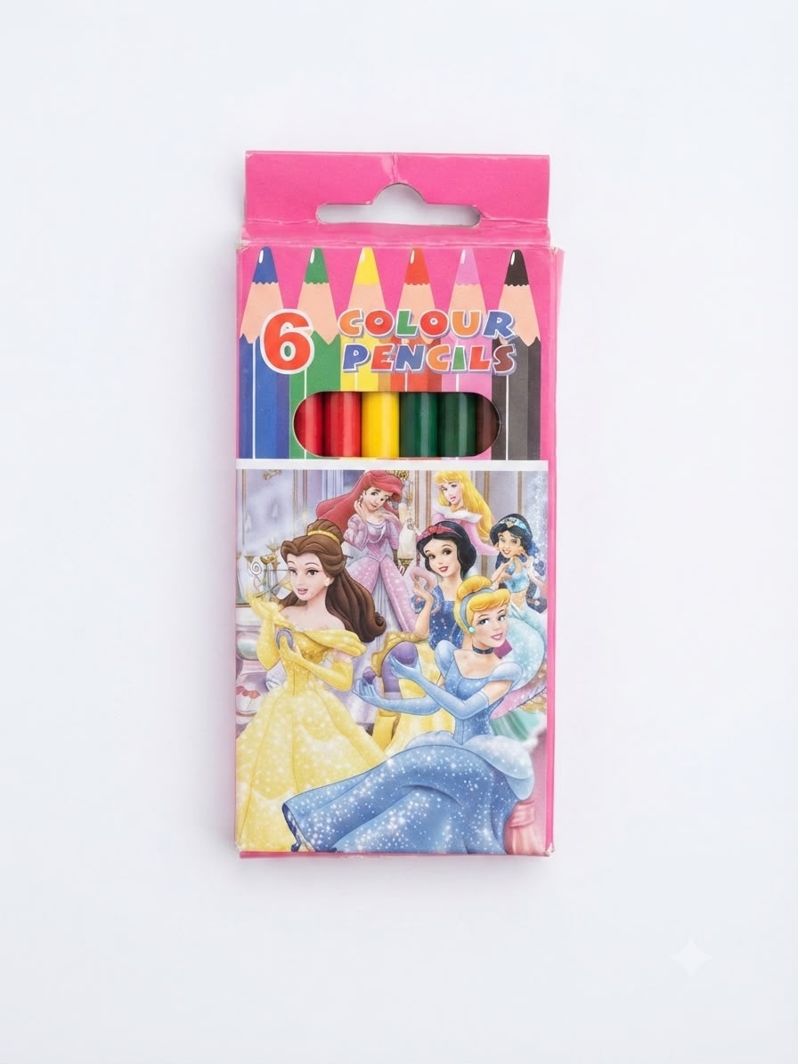 Petit Crayon de couleur simple 6 color