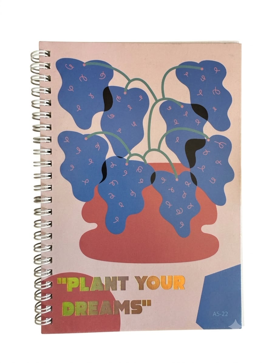 Notebook plant your dreams A5