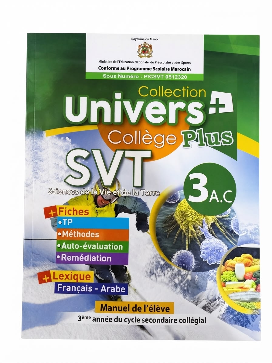 Univers Plus Svt 3ac