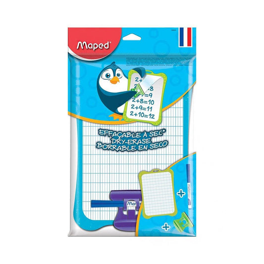 Ardoise Blanche Maped avec Accessoires