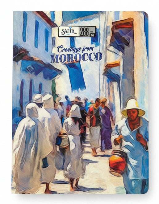 Cahier 288p A4 5x5 Safir