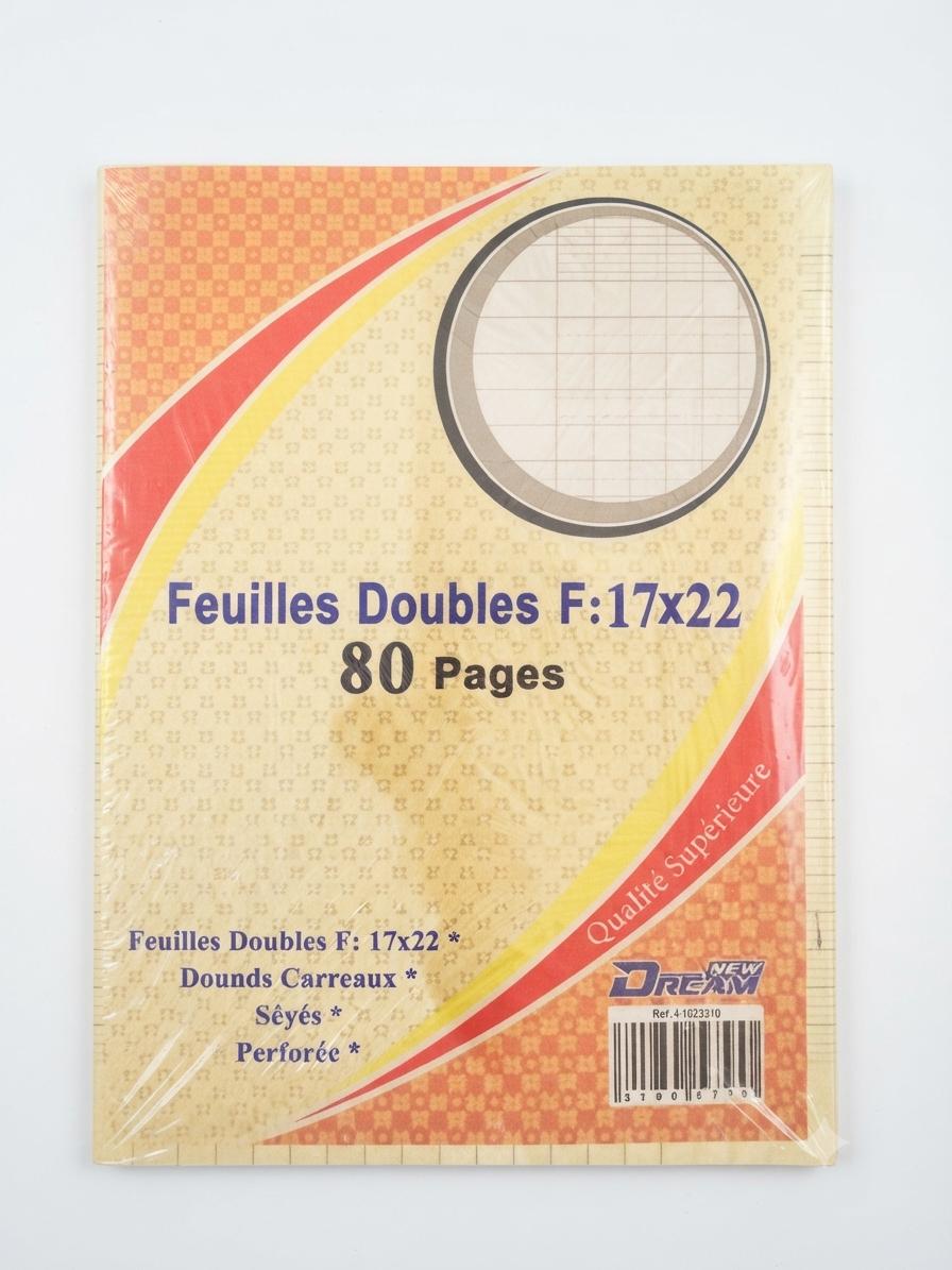 Double feuille jaune A5