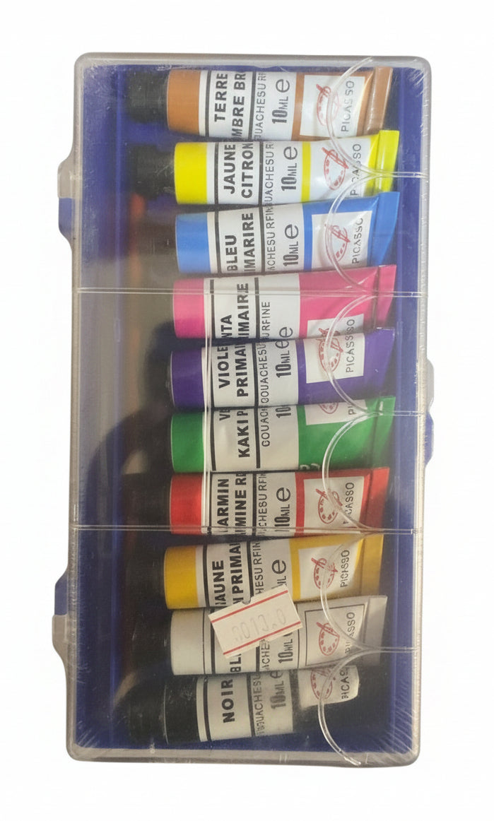 Peinture gouache Picasso 10 coul