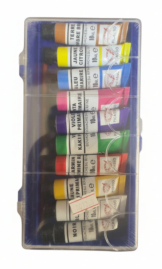 Peinture gouache Picasso 10 coul