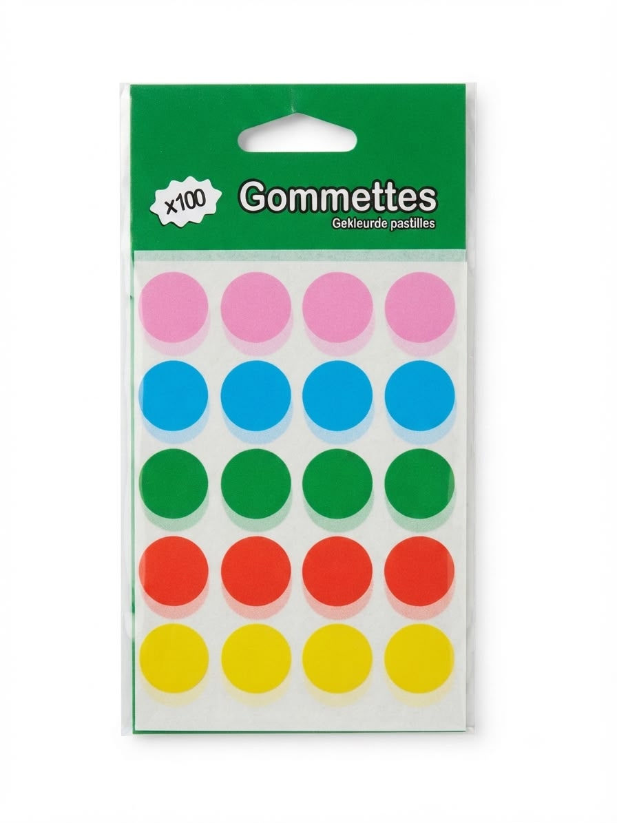 Gommettes Gekleurde pastilles