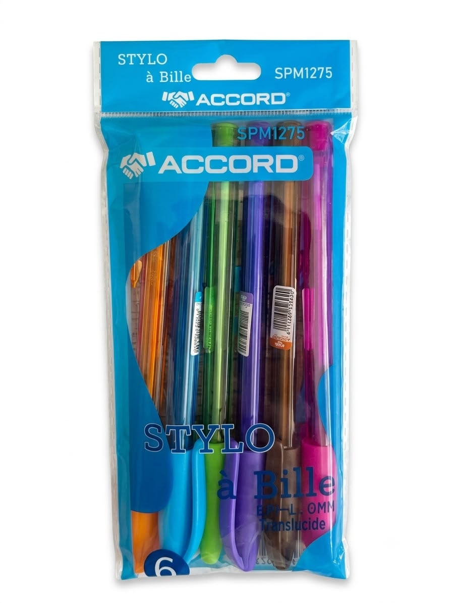 Pack 6 Stylo Accord