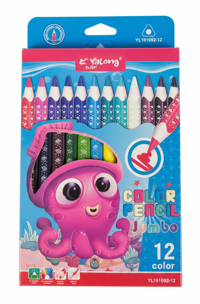 Crayon de couleur Yalong YL191092-12