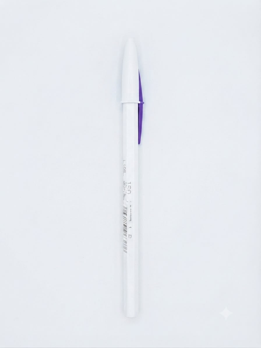 Stylo Bic blanc