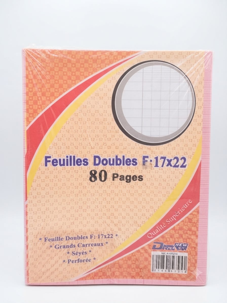 Double feuille Rosé A5