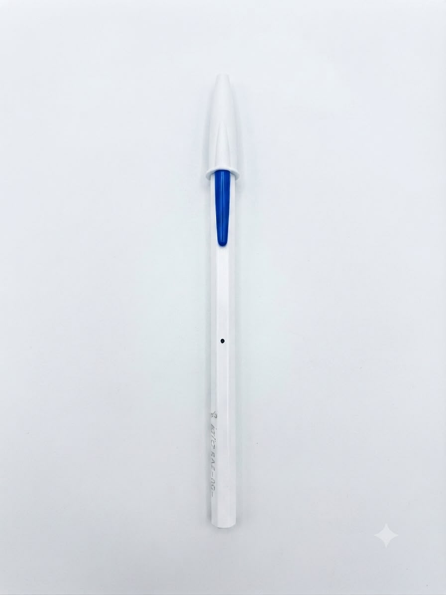 Stylo Bic blanc