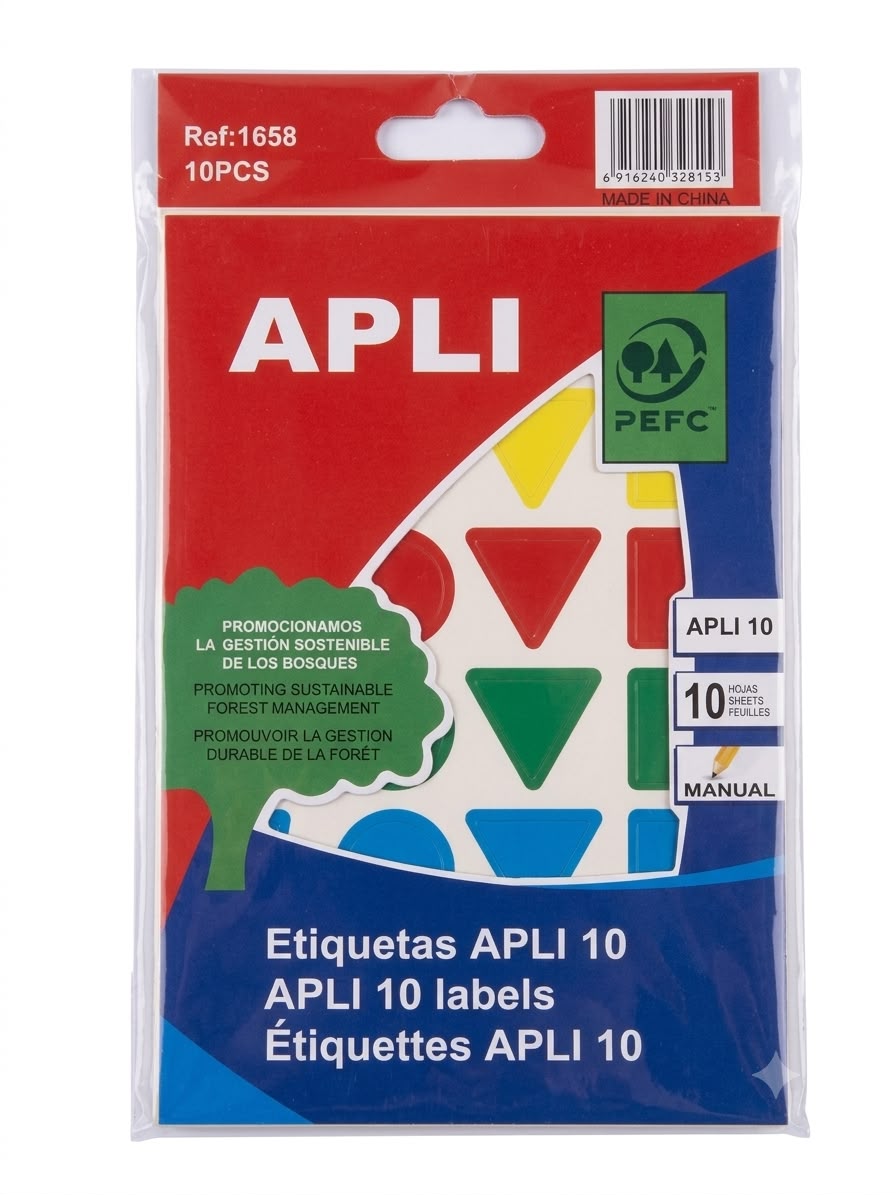 Apli 10 Gommettes