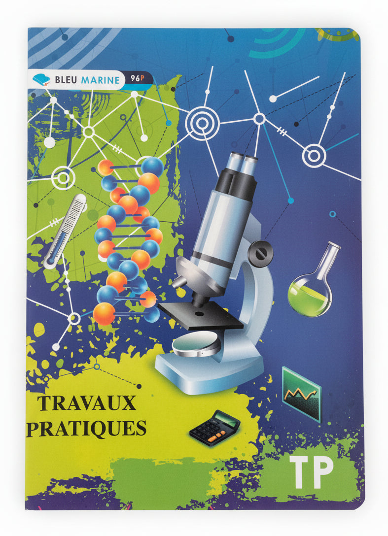 Cahier 96p A4 TP Bleu Marine