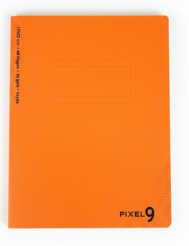 Cahier Polypro 48p A5 Orange 90gr Pixel