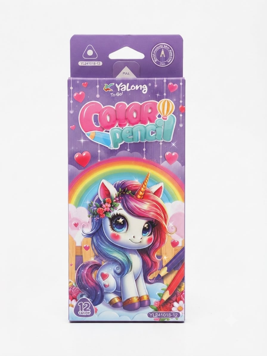 Crayon de couleur 12 color Yalong YL241018-12