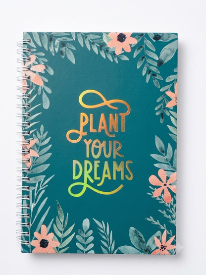 Notebook plant your dreams A5