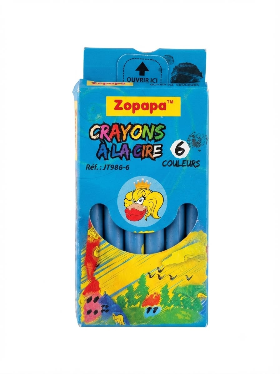 Petit Crayon de couleur zapapa 6 color