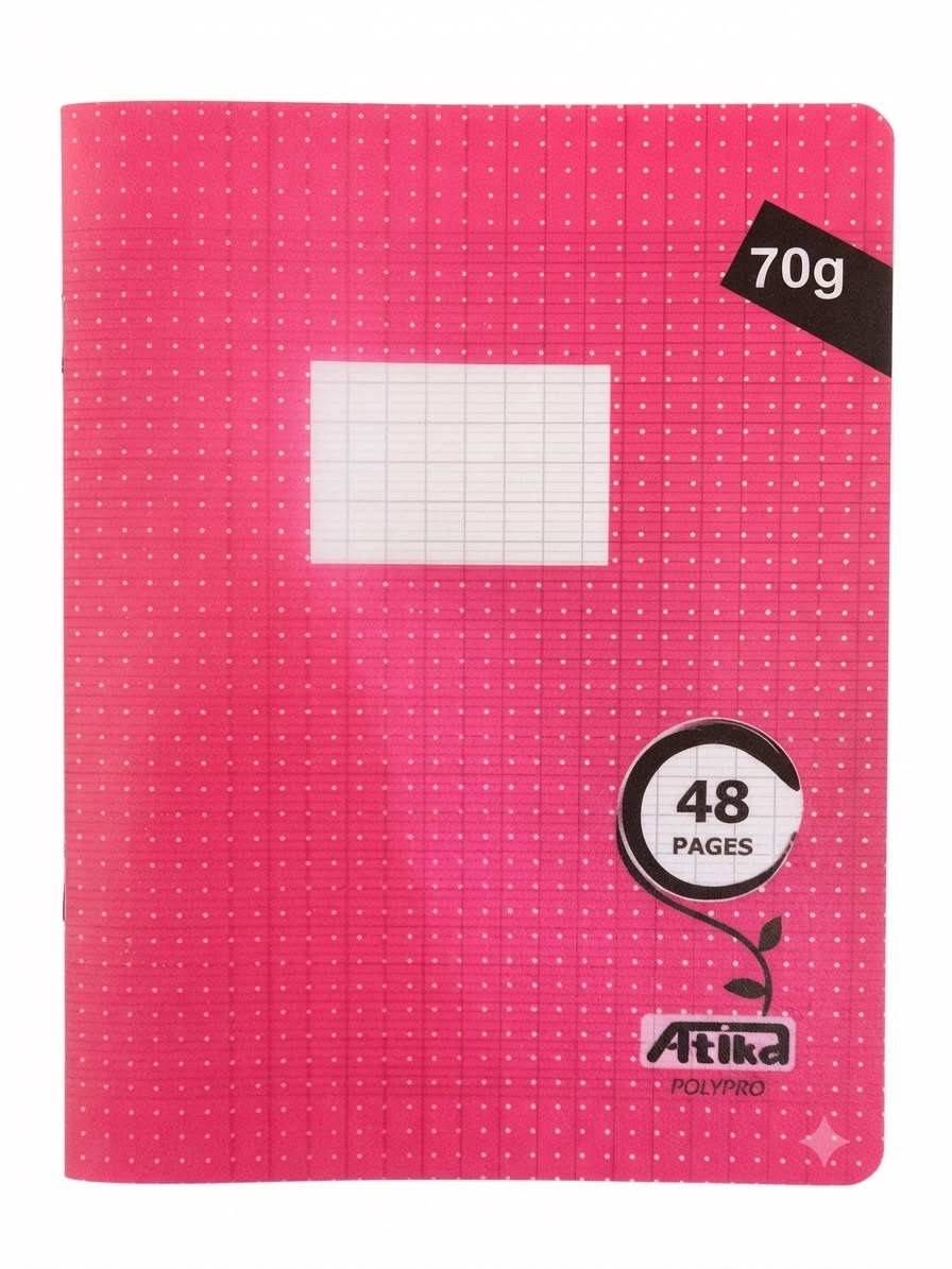 Cahier 48p Polypro A5 Atika