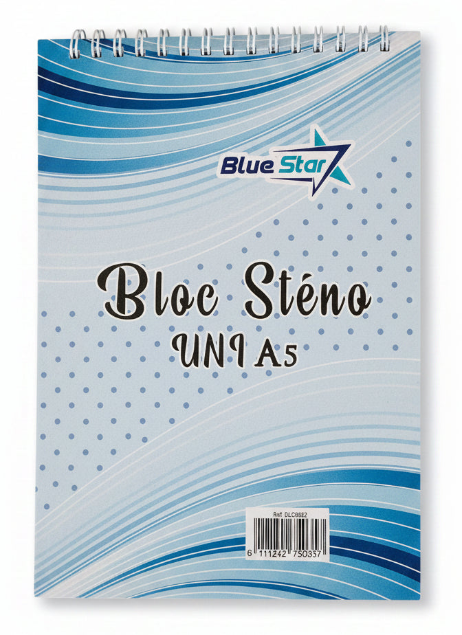 Bloc sténo A5 Uni (page blanche)