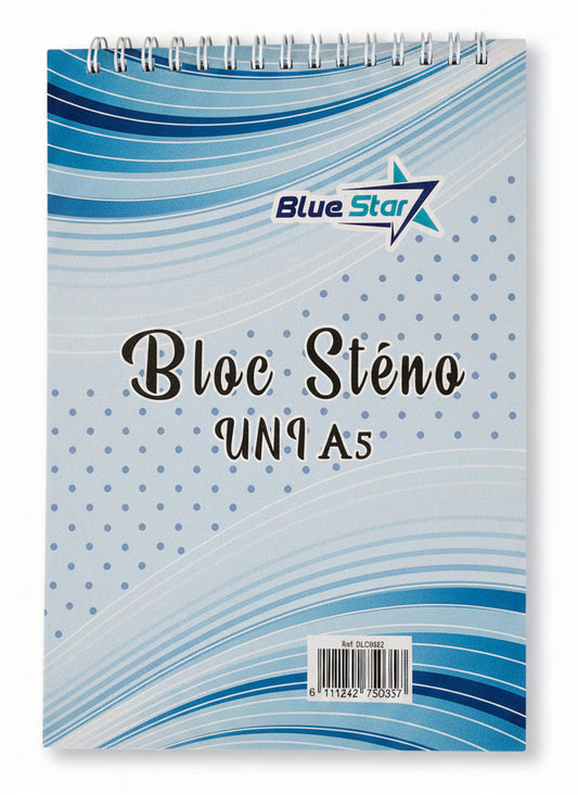 Bloc sténo A5 Uni (page blanche)