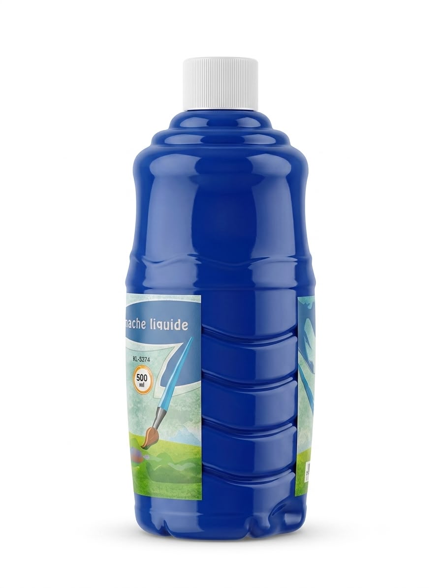 Peinture gouache bouteille 500ml express