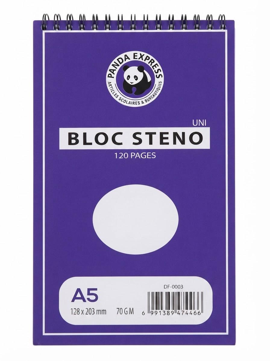 Bloc sténo A5