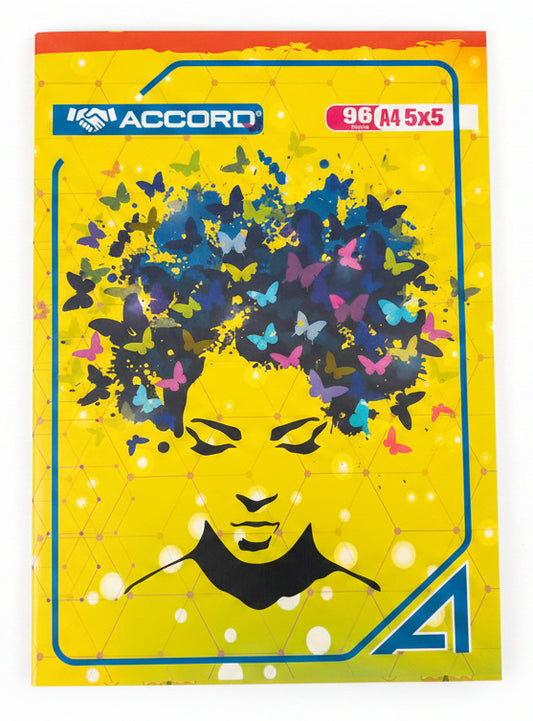 Cahier 96p A4 5x5 Accord