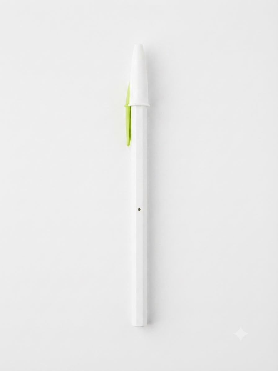 Stylo Bic blanc