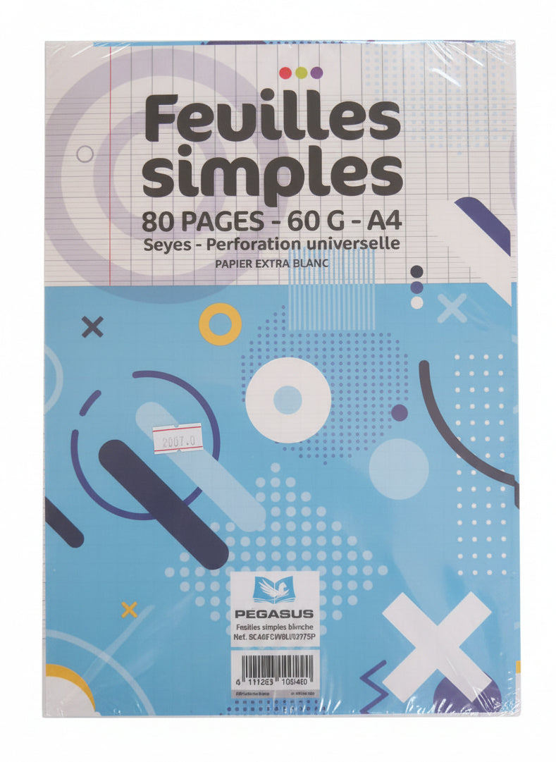 Feuilles simples A4 Pegasus