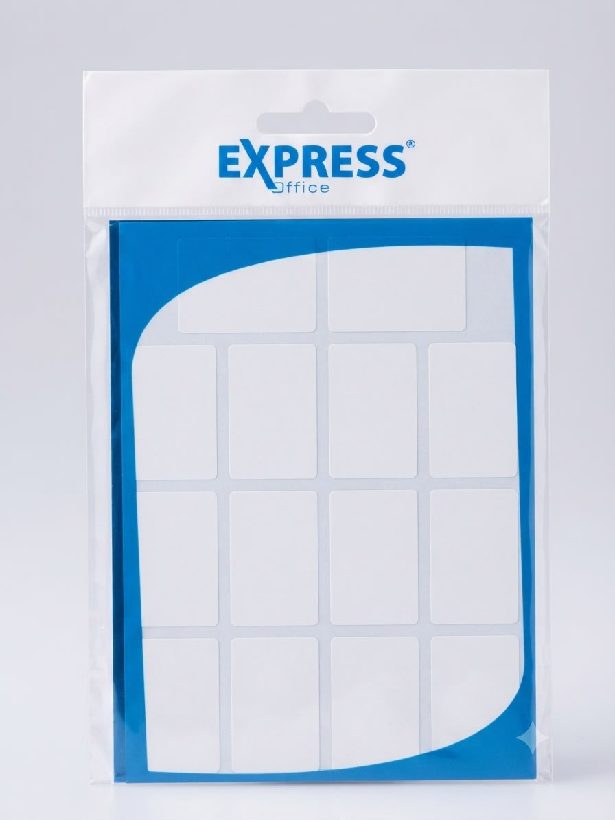 Étiquette express blanche