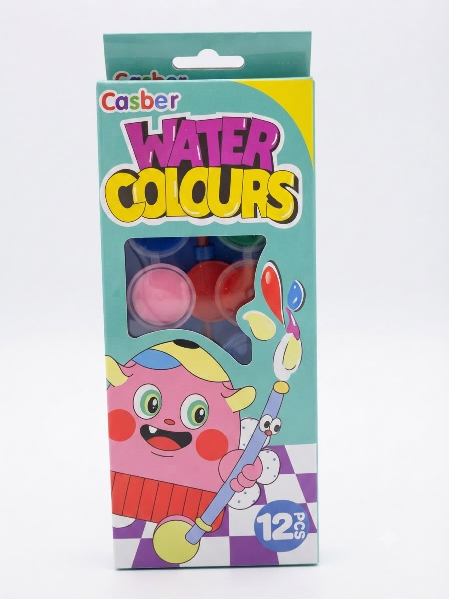 Peinture à eau casber 12pcs